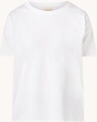 LouLou Studio Basiluzzo oversized T-shirt van katoen - Wit