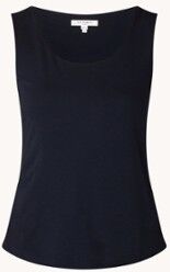 L.K.Bennett Ginny tanktop met ronde hals - Donkerblauw