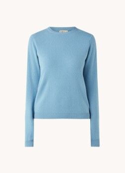 People's Republic of Cashmere Fijngebreide pullover van kasjmier - Staalblauw