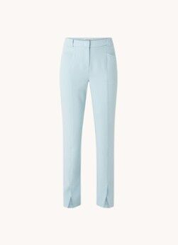 Fifth House Nenzo high waist skinny fit pantalon met split - Lichtblauw
