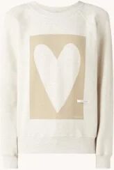 10DAYS Sweater met print - Wit