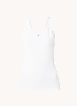 10DAYS Tanktop met gekruisde banden met stretch - Wit