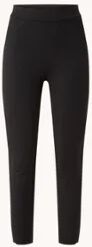 SPANX Pont high waist slim fit cropped pantalon - Zwart