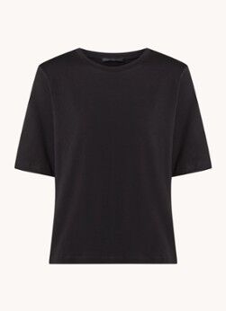 DRYKORN Niami T-shirt met schoudervulling - Zwart