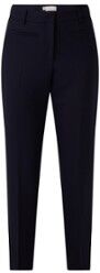 Hobbs Laurel high waist slim fit pantalon in wolblend - Donkerblauw