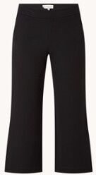 Hobbs Zadie high waist wide fit culotte met steekzakken - Zwart