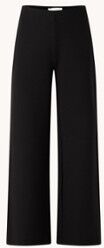 Hobbs Pippa high waist wide fit pantalon - Zwart