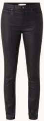 Hobbs Gia high waist skinny fit jeans in lyocellblend met coating - Zwart