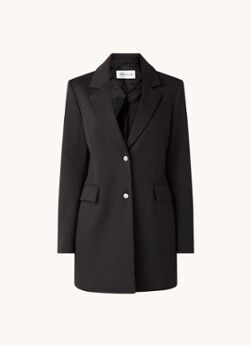 Vanilia High Tech blazer met stretch en klepzakken - Zwart