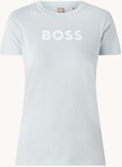 HUGO BOSS Elogo T-shirt met logoprint - Blauw