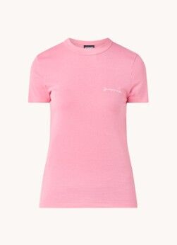 Jacquemus T-shirt van biologisch katoen - Roze