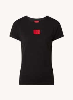 HUGO BOSS T-shirt met logo - Zwart