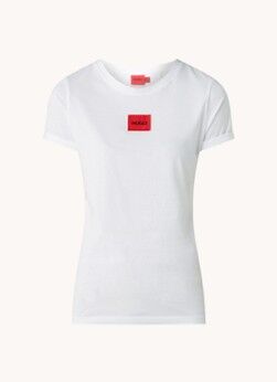 HUGO BOSS T-shirt met logo - Wit