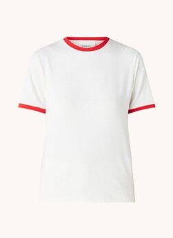 ba&sh; Felis T-shirt met ronde hals - Beige