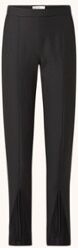 Ted Baker Jooles high waist straight fit pantalon met split - Zwart