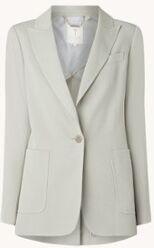 Ted Baker Kclara longline blazer van lyocell met opgestikte zakken - Lichtgroen