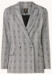 Ted Baker Kyria blazer met pied-de-poule dessin - Zwart