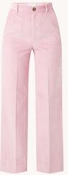 Ted Baker Benitot high waist wide fit culotte van corduroy - Roze