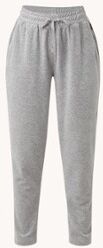 Ted Baker Elliass high waist tapered fit joggingbroek van fluweel - Middengrijs