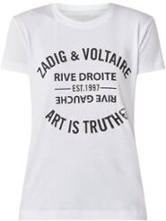 Zadig&Voltaire; Walk Blason T-shirt met logoprint - Wit