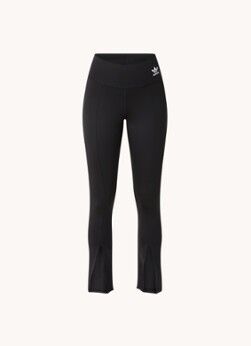 adidas High waist cropped trainingslegging met split - Zwart