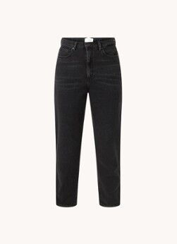 ARMEDANGELS Mairaa high waist tapered cropped mom jeans - Zwart
