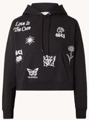 Obey Optimism hoodie met logo en borduring - Zwart