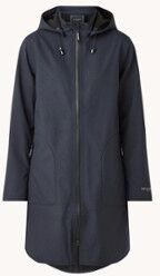 Ilse Jacobsen Softshell regenjas met ritszakken - Donkerblauw