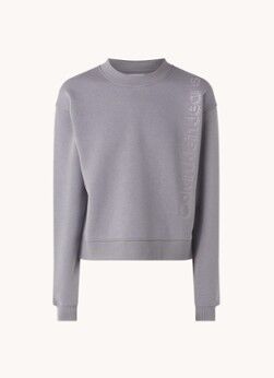 Calvin Klein Sweater met logo - Lichtpaars
