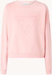 GUESS Juliane sweater met logoprint - Roze