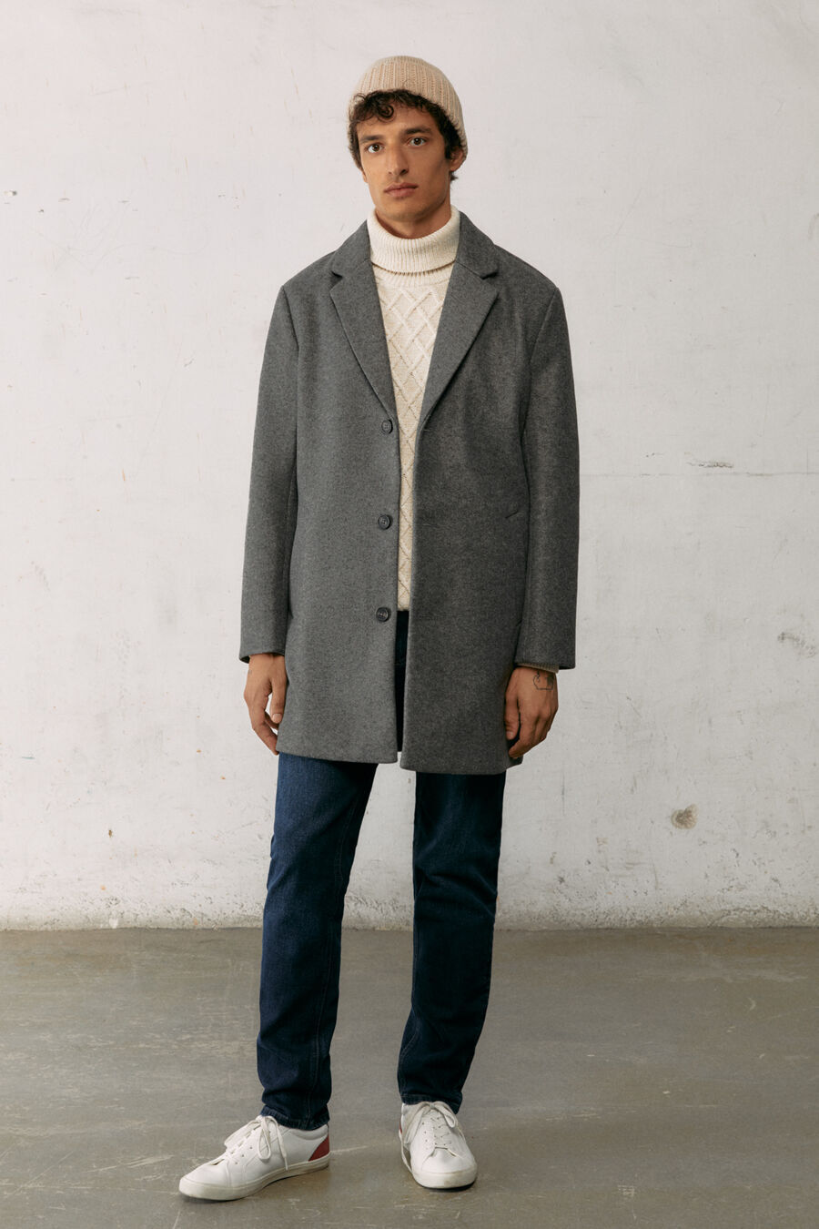 Springfield Manteau comfort stretch Springfield gris