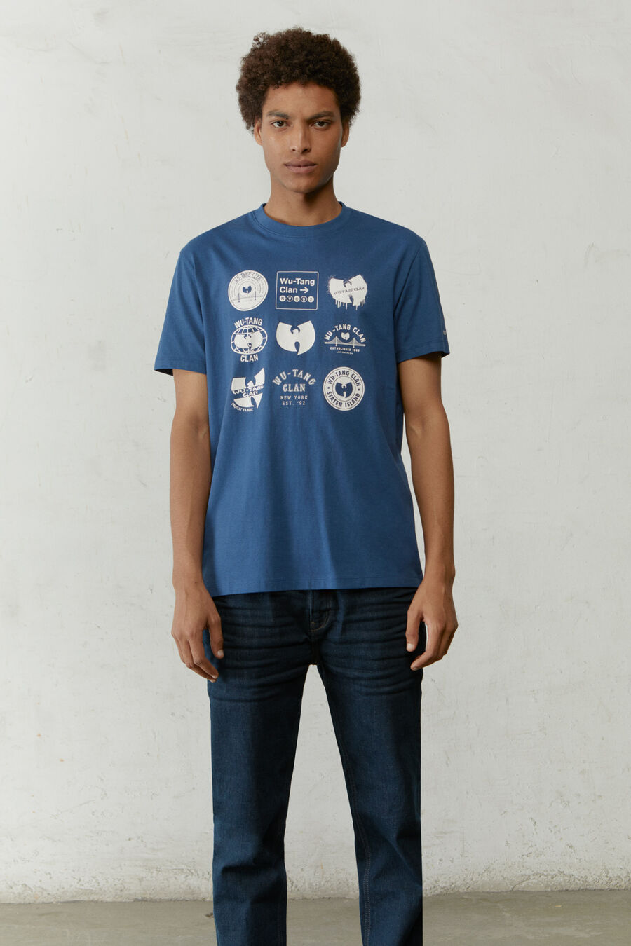 springfield T-shirt wu-tang springfield blau