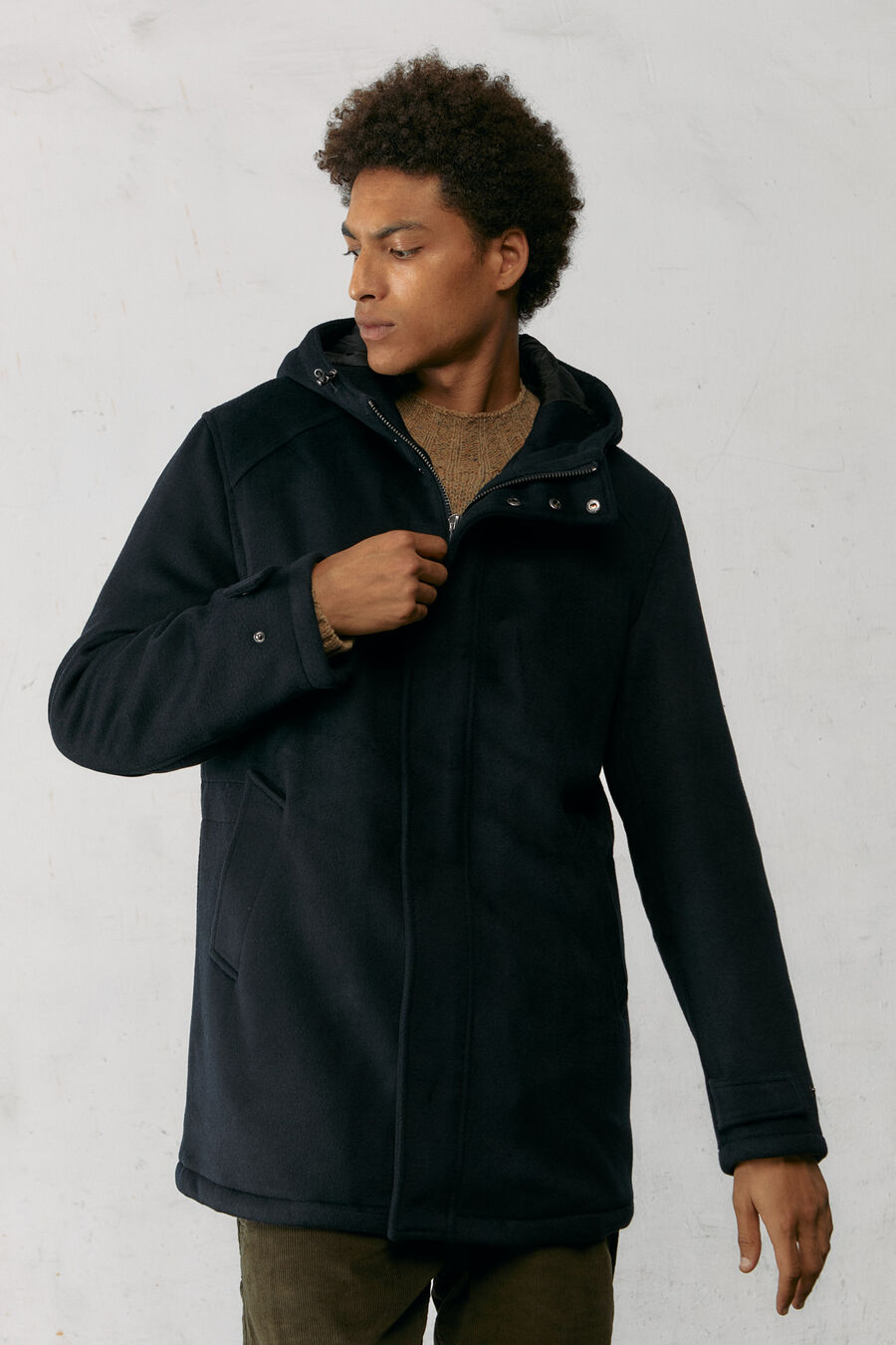 springfield Parka matelassée avec capuche springfield navy