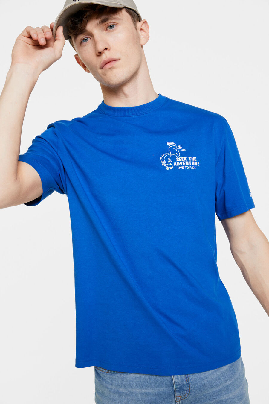 Springfield Camiseta snoopy Springfield bleu royal