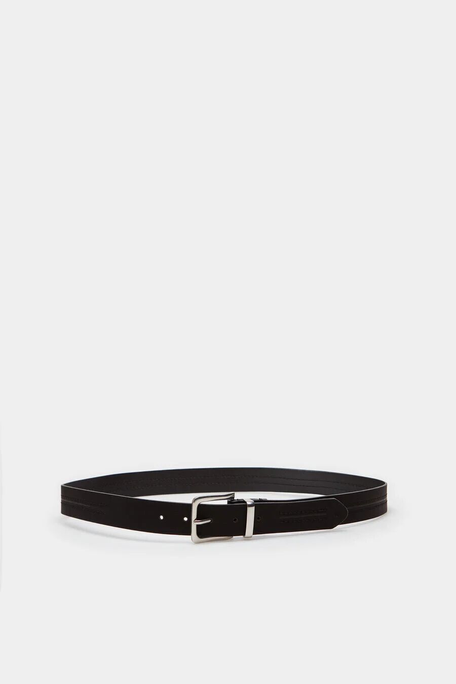 Springfield Ceinture effet cuir surpiqûres Springfield noir