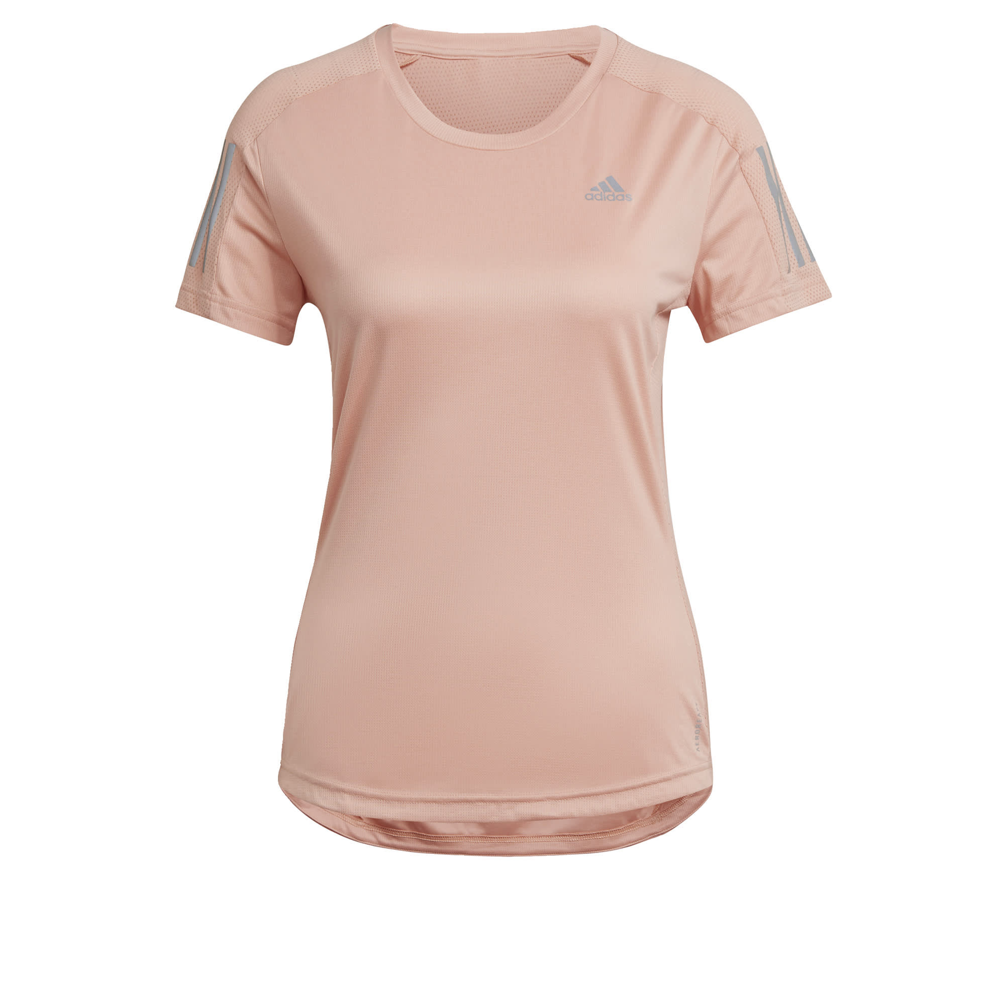 adidas Own the Run T-shirt Dames Roze - XS