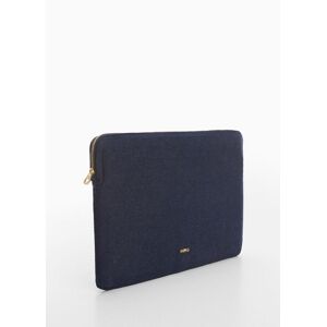 Mango Denim laptophoes Donkerblauw U