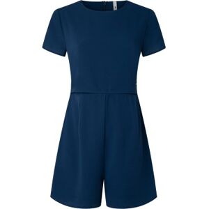 Pepe Jeansvoor vrouwen. PL230442 Pernella marine jumpsuit (M), Casual, Polyester, Korte mouwen, Marineblauw