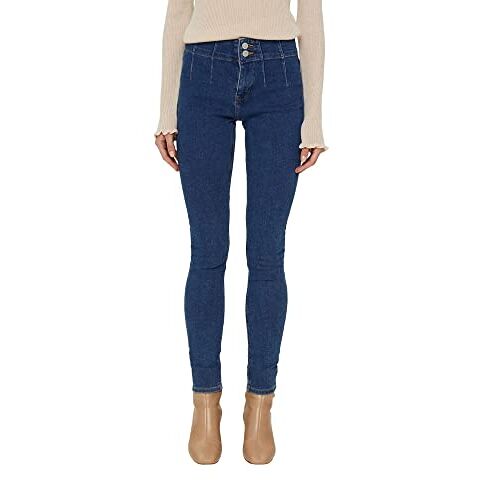 ESPRIT dames jeans, 901/Blue Dark Wash, 25W x 32L