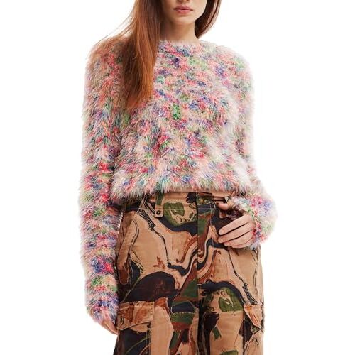 Desigual Damestrui Sweater, Materiaal afwerking., L