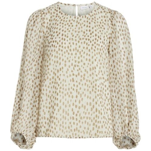 Vila 14084606 vifalia o-neck l/s top noos Print / Multi 34 Female