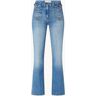 Gerard Darel Anna high waist flared jeans met opgestikte zakken - Indigo