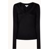 Reiss Brady longsleeve met V-hals - Zwart