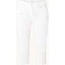 Brax Shakira high waist regular fit korte chino met steekzakken - Wit