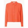 Modström Hudges blouse met structuur - Oranje