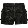 IRO Alecia shorts met zebraprint - Zwart