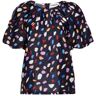 Essentiel Antwerp Fooi abstract-print blouse - Blauw