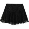 Charo Ruiz Ibiza Mini-rok met kant - Zwart