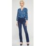 Nydj Marilyn Straight Pull-On Jeans Donkerblauw SpanSpring™ Denim   Blue Star