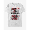 ZOOT.Fan Marvel Deadpool 4 Panel 2 Tone T-Shirt wit wit XL male